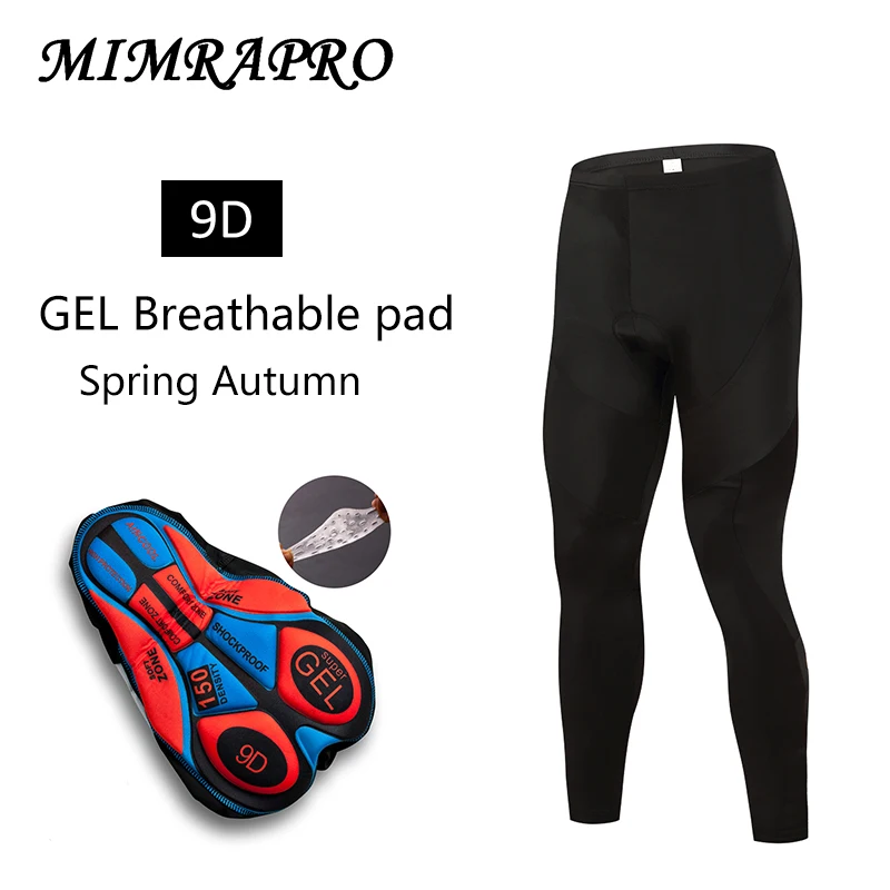 

MIMRAPR 2019 PRO TEAM Black CYCLING Pants LONG Sleeve Cycling Clothing Thin style Riding Pants Factory Sell 02-107