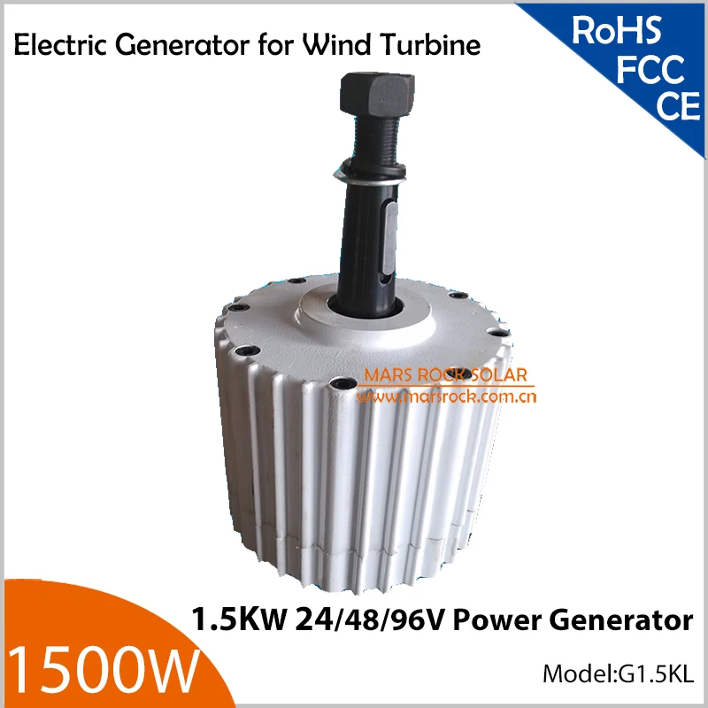 

1500W 24/48/96V Three-phase permanent magnet synchronous AC generator for wind turbine use generate electricity