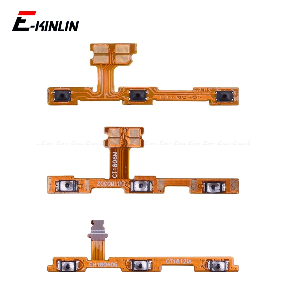 

Mute Switch Power Key Repair Part For HuaWei Y9 Y7 Y6 Pro Y5 Prime GR5 2017 2018 2019 ON OFF Volume Button Control Flex Cable
