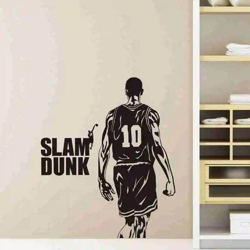 SLAM DUNK Наклейка на стену аниме мультфильм автомобиль Виниловые наклейки Декор