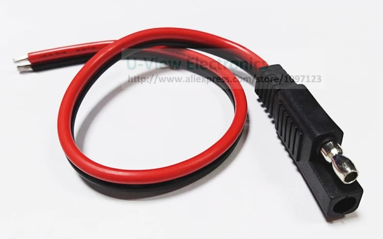 NCHTEK SAE power автомобильный удлинитель 2 Pin с разъемом SAE кабель быстрого отключения около 30 см/ DHL /100 шт