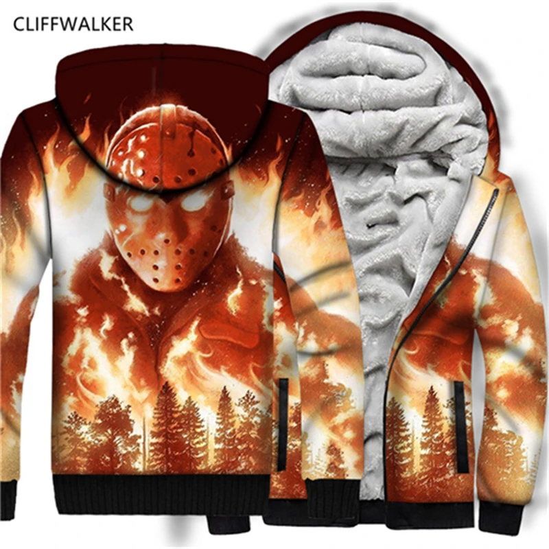 friday the 13th zip up hoodie