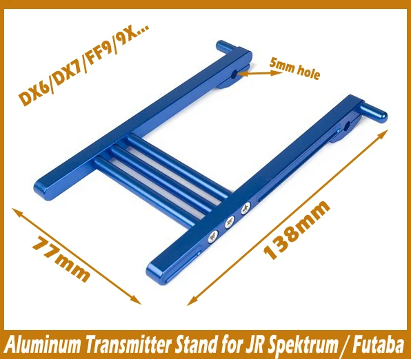 

CNC Support stand holder ESKY FUTABA JR WFLY FRSKY Taranis Transmitter Radio TX