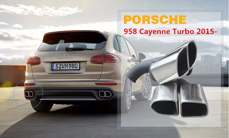 Высокое качество глушитель наконечник выхлопной трубы для- Porsche 958 Cayenne Turbo