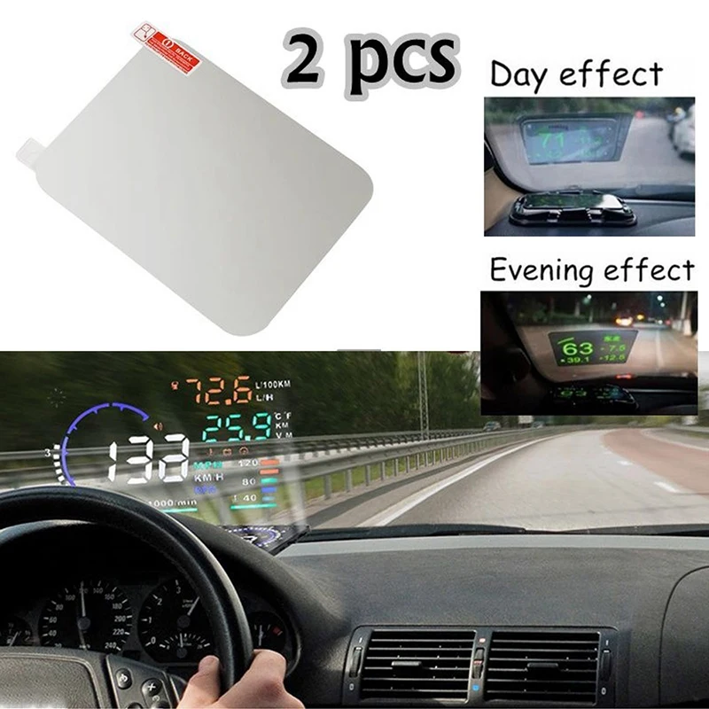 

16*12CM OBD HUD Film Reflective Film Premium Screen Film Accessories Audio Universal Display Exclusive Film 10*8CM