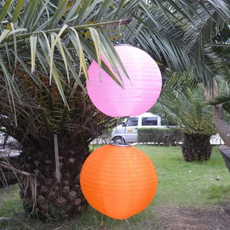 30CM Garden Solar Lights Outdoor Waterproof String Lights Chinese Hanging Lantern Fairy Lamp Festival Lanterns Landscape Lighting (1)