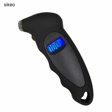 Sikeo автомобильное шинное давление диагностический ЖК-дисплей Цифровые Автомобильные инструменты для диагностики мотоцикла велосипед мини цифровой шинный манометр
