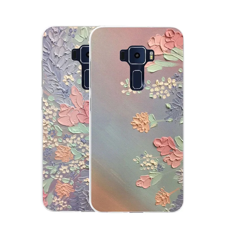

Asus Zenfone 3 ZE552KL Case,Silicon Graffiti 3D relief Painting Soft TPU Back Cover for Asus ZE552KL Phone Protective Case shell