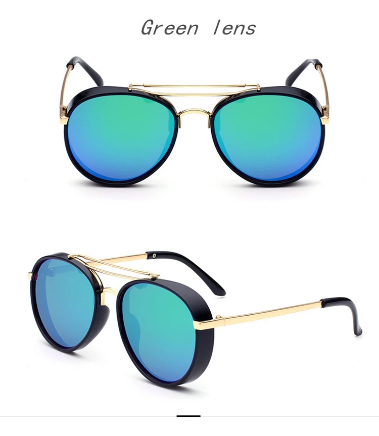 Round Kids Sunglasses Children Sun Glasses Anti uv Baby Vintage Eyeglasses Girl Cool 2018 (2)