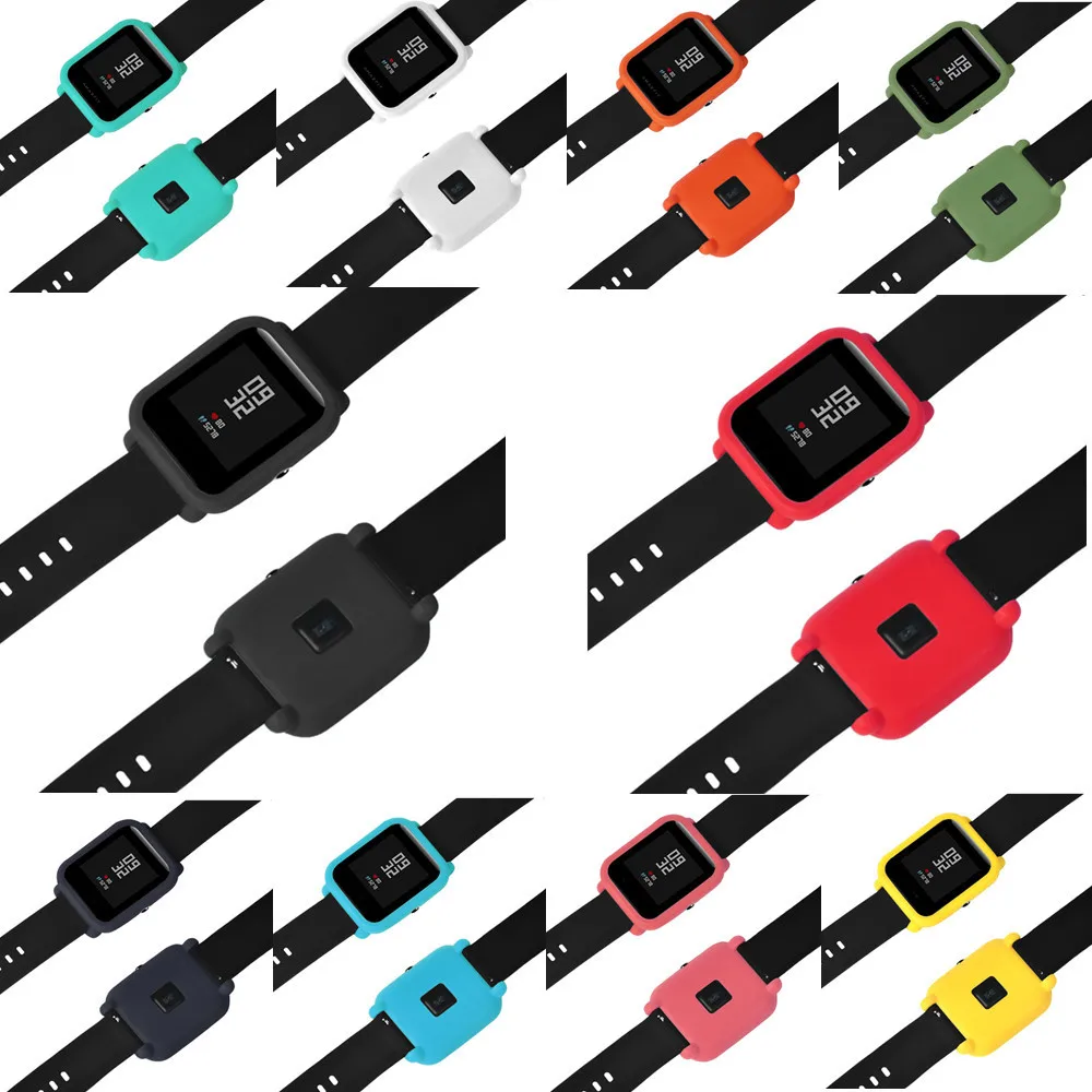 Модный стильный мягкий силиконовый чехол из ТПУ для Huami Amazfit Bip Youth Watch Funda de Silicone ONA