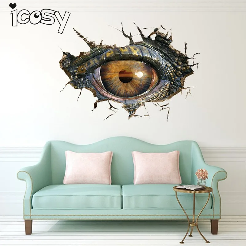 Icosy 3D веселые магниты на холодильник для детской комнаты динозавров Форма Home Decor Wall Стикеры номер магниты на холодильник Детские подарки