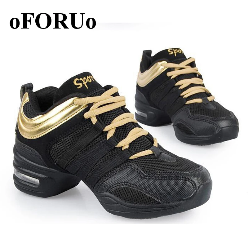 Dance Shoes Women Jazz Hip Hop Shoes dance Sneakers For Woman Plus Size 41 42 breathable dance