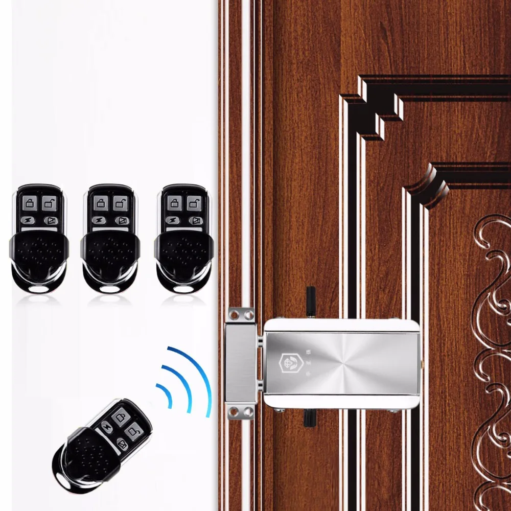 Home Door Lock Remote Control Keyless Entry Electronic Lock Smart Wireless APP Phone Control Lock Deadbolt For Hotel Apartment Home Door Lock Remote Control Keyless Entry Electronic Lock Smart Wireless APP Phone Control Lock Deadbolt For Hotel Apartment