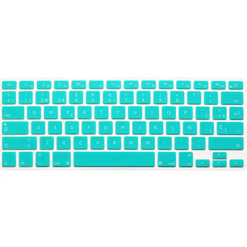Silicone Spanish Letter Keyboard Cover For Macbook Air Pro Retina 13 15