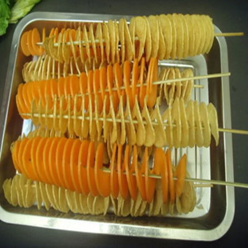 Ручной спиральный измельчитель картофельных чипсов резак машина tornado twist utensilios de