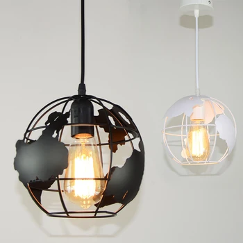 

Personality Nordic Modern Pendant Ceiling Lamps Iron Creative pendant lights Corridor Passageway Study Tellurion Children