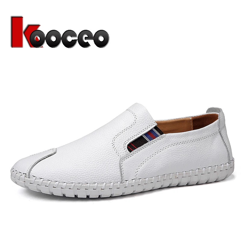 

Men's Flats Doug Driving Shoes Loafers Men Spring Summer Soft Leather Low Top Slip On Casual Handmade Flat Light Plus Big Size