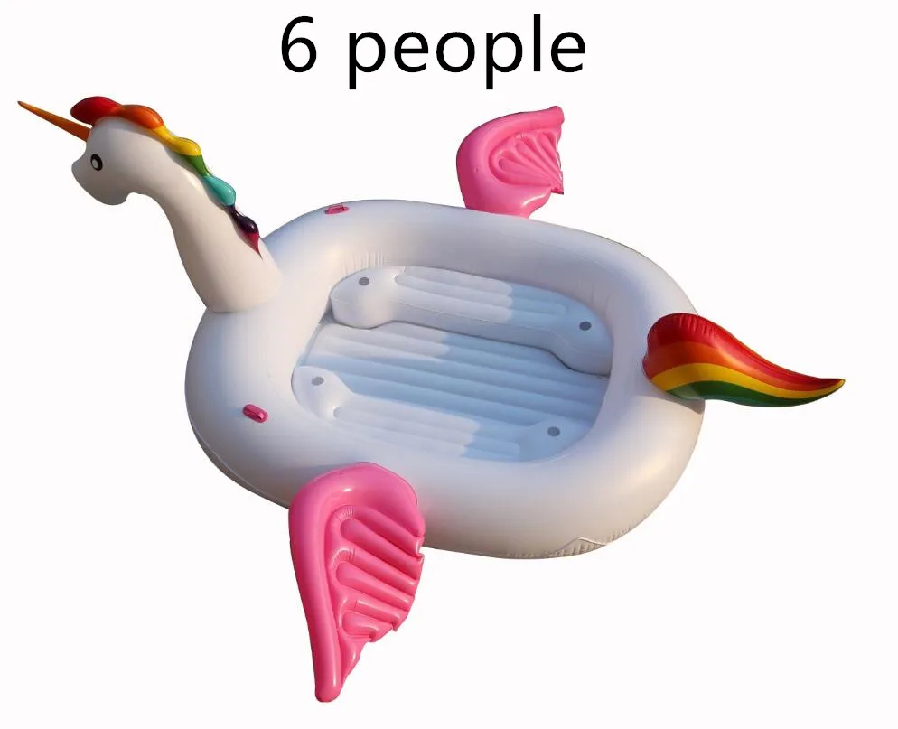 

500x450x220CM Super Giant Party Bird Island Inflatable Unicorn Flamingo Pool Float Rider Air Mattress Lounge For 5 or 6 People