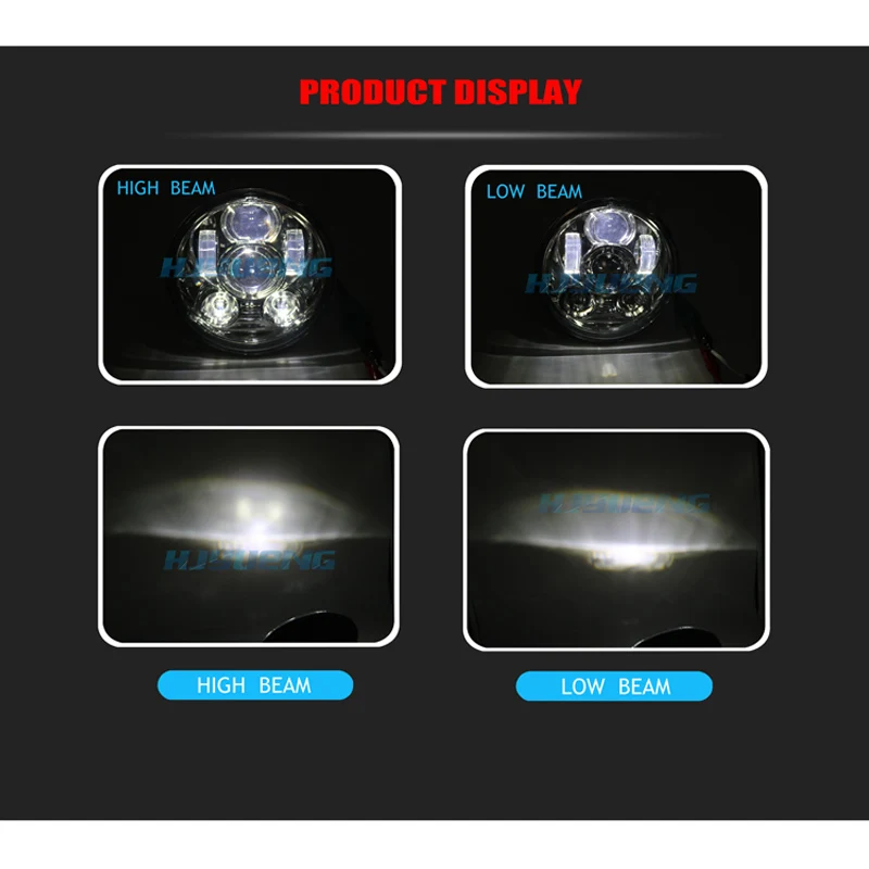 5 75 &quotАнгел глаз DRL Harley запчасти светодиодный Moto фонарь для Sportster 1200 72 48 883 проектор
