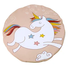 INS Cute Fox Единорог кактус ползающее Одеяло Подушка для сиденья Детская комната украшение игры коврики коврик для ползания 90 см детский игровой коврик