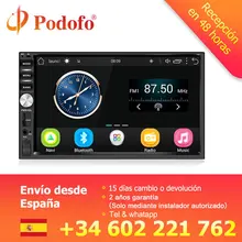 Podofo Авто Радио 2 Din Android gps навигация автомобильное радио аудио стерео 7 «1024*600 Универсальный мультимедийный плеер wifi bluetooth usb