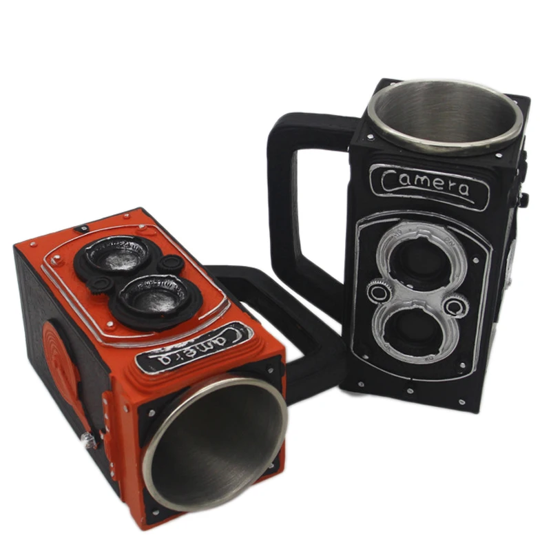 OBR браслет из силиконовой нержавеющей стали кофе термостойкая кружка доказательство творческая чашка для чая камера дизайн интересные подарки дома уютное пиво посуда для напитков