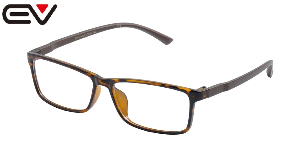 

EV 2017 Rectangular Eyeglasses For Myopia Lens Oversized Bussiness eyeglasses Frame 58-17-142mm oculos de grau femininos EV1464
