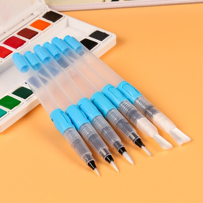 Ootty 6 piezas pluma de tinta de piloto para pincel de agua acuarela caligrafía pintura herramientas conjunto nuevo bolígrafo multifunción Ootty 6 piezas pluma de tinta de piloto para pincel de agua acuarela caligrafía pintura herramientas conjunto nuevo bolígrafo multifunción