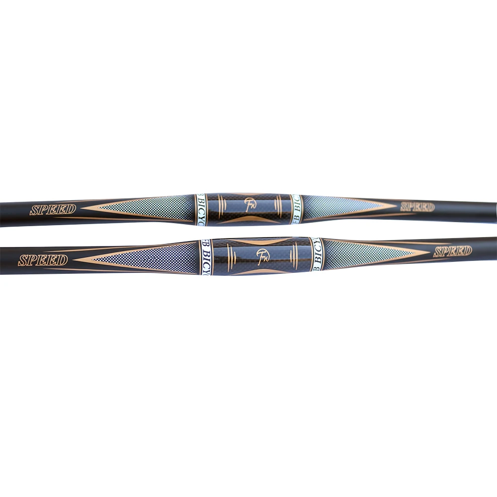 

FCFB mountain handlebar carbon handlebar matt+glossy handlle bar red gold flat MTB bike bar 31.8*600-700-720-740-760mm