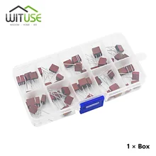 TSLEEN 50x квадратный предохранитель 0.5A 1A 1.25A 1.6A 2A 2.5A 3.15A 4A 5A 6.3A 250V Пластик предохранитель 392 серии ЖК-дисплей ТВ Мощность доска обычно используется