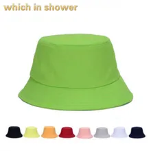 Простая шляпа-ведро для женщин, пустая Хлопковая мужская шапка для рыбалки, уличная однотонная Летняя женская кепка, Пляжная Мужская Панама, Прямая поставка