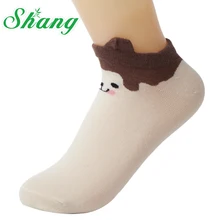 Bamboo Water Shang Для женщин коттоновые носки милые носочки тапочки для Для женщин Симпатичные носки-следки женский Носки 5 пар/лот LQ-44
