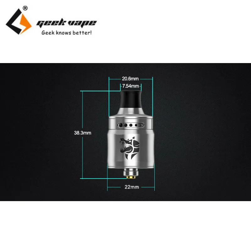 Электронная сигарета Geekvape Ammit MTL 100% оригинал 22 мм RDA капельный наконечник