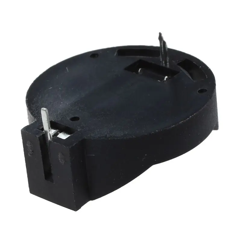 10pcs Black Round Button Battery Holder Case for CR2032 2016 2025                                                             #8