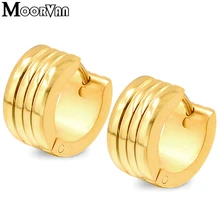 Moorvan ювелирные изделия, мужские серьги в виде тонкого кольца маленькие, серьги мужские подарок из нержавеющей стали oorbellen joyeria VE353