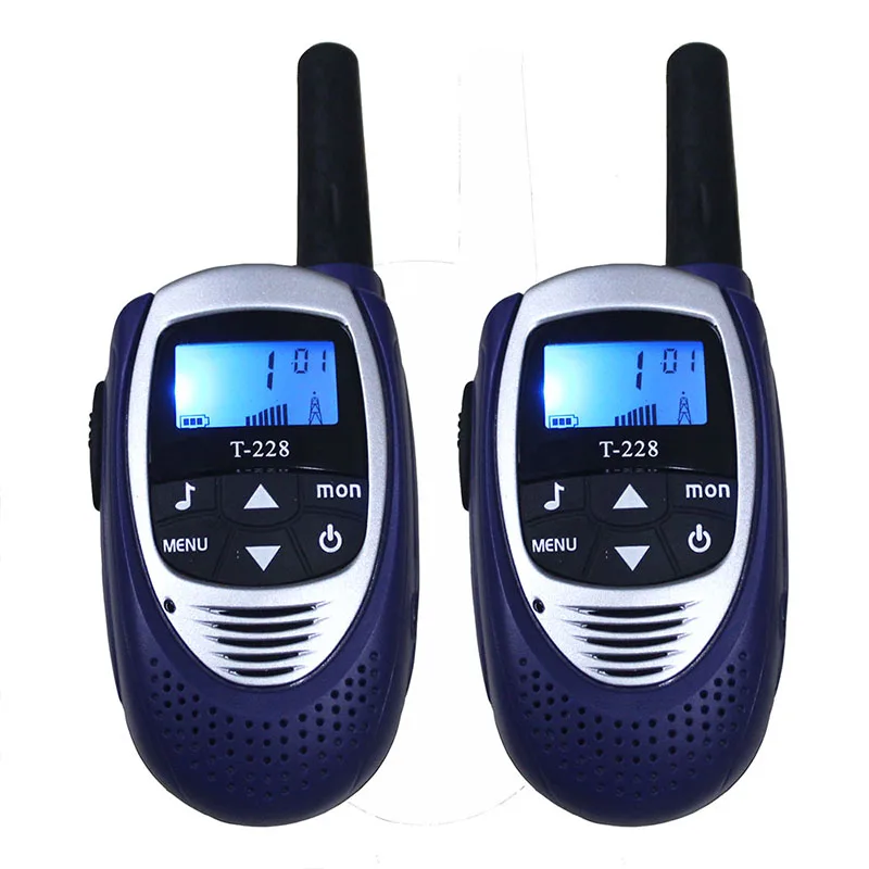 2 шт. портативная мини рация walky talky T228 длина 500 метров для детей|walkie talkie pair|walkie