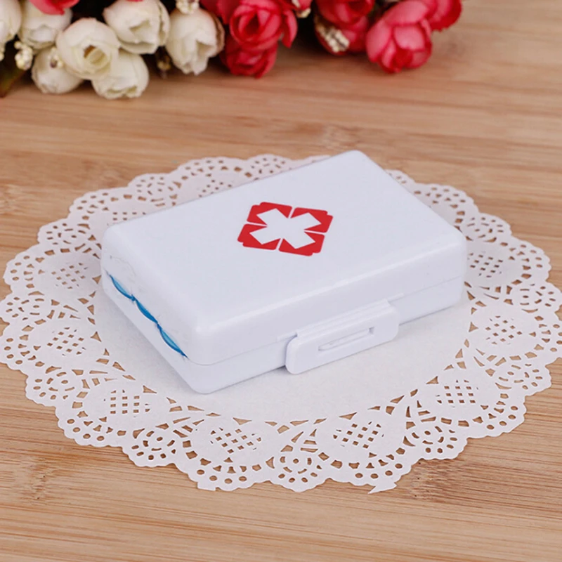 

Portabe 7 days Weekly Compartments Moistureproof Multilayer Pill Cases Pill Organizer Medicine Box Drugs Pill Container