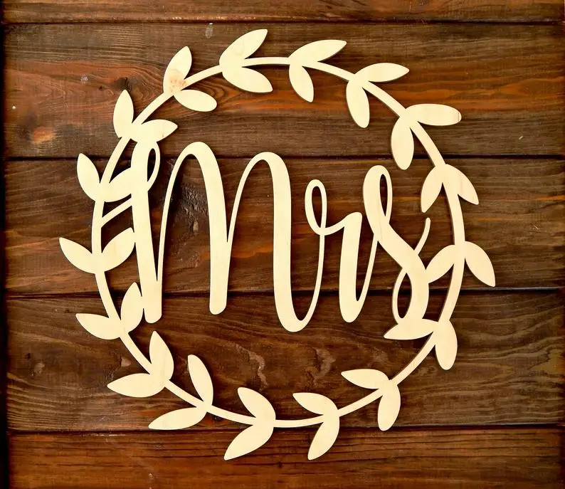 Деревянный знак свадебного стула Mr Mrs стула для свадебной вечеринки украшение из дерева в деревенском стиле акриловый стул свисающее украшение для вечеринки поставка