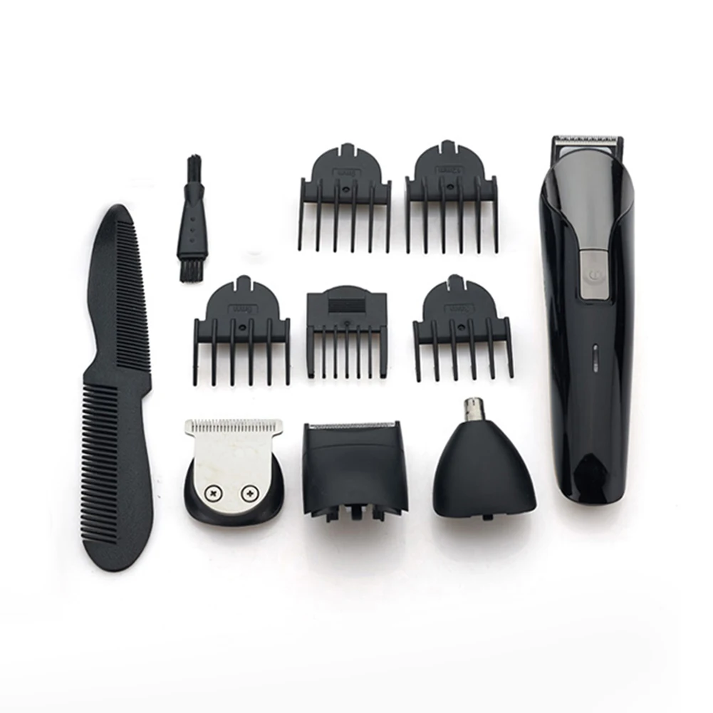 

Combs Quiet Hair Clipper Set Waterproof Battery Powered Nose Ear Precise Portable Rechargeable Trimmer Cordless Light Weight