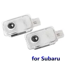 2 шт., Автомобильный светодиодный дверной светильник, проектор, логотип, дверной светильник для Subaru FORESTER OUTBACK XV, традиционный светильник для двери автомобиля