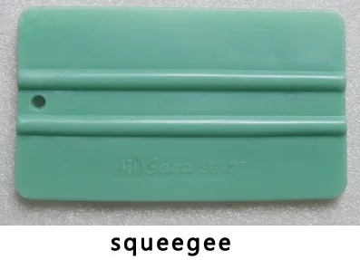 New 1Pcs Squeegee cutting plotter Film Vinyl Blue Plastic Scraper Squeegee With Soft Felt Edge Window