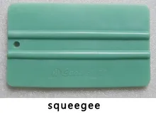New 1Pcs Squeegee cutting plotter Film Vinyl Blue Plastic Scraper Squeegee With Soft Felt Edge Window