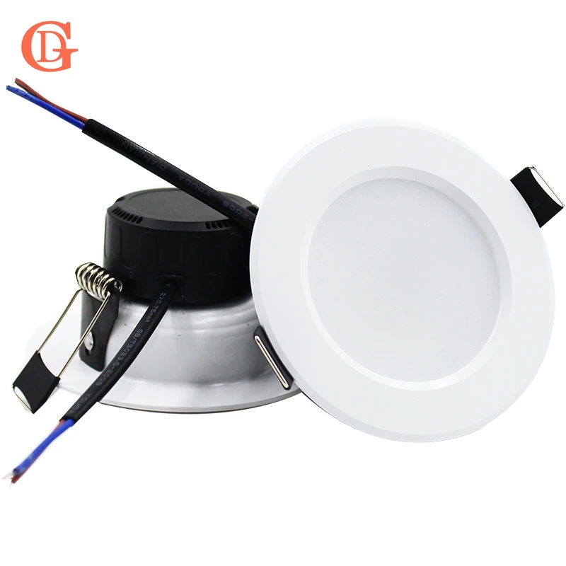 

GD 4PC GD 3W 5W 7W LED Recessed Downlight 5730 SMD AC85-265V LED Panel Light 110V 230V 220V 240V AC LED Spot Lamp