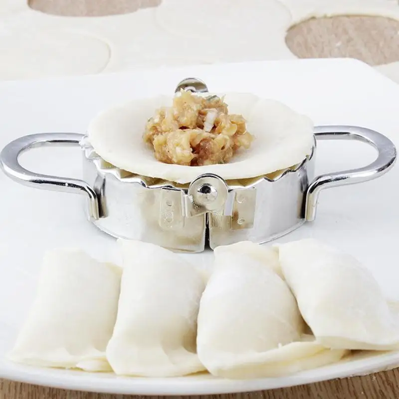 

Multifunction 2Pcs/set Stainless Steel Dough Presser Dumpling Mold Maker Wraper Cutter Pie Ravioli Pastry Tools Kitchen Gadgets
