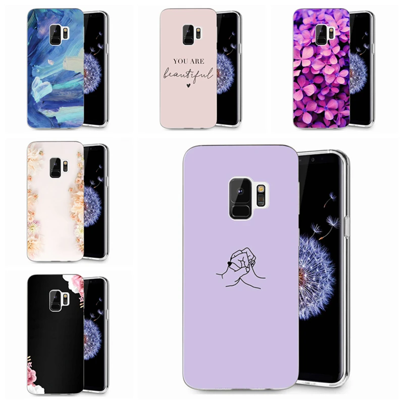 Для Samsung Galaxy S9 S9Plus S8 Plus S7 edge Note 8 J530F J720 A3 A5 2017 TPU чехол с узором мягкий окрашенный E127 |