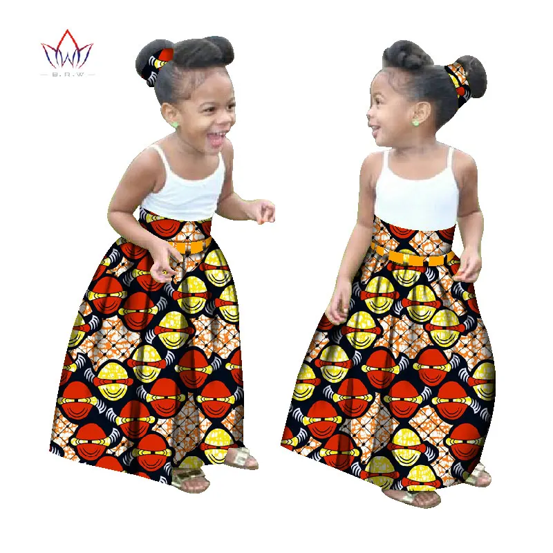 Verão crianças roupas africanas personalizado menina moda