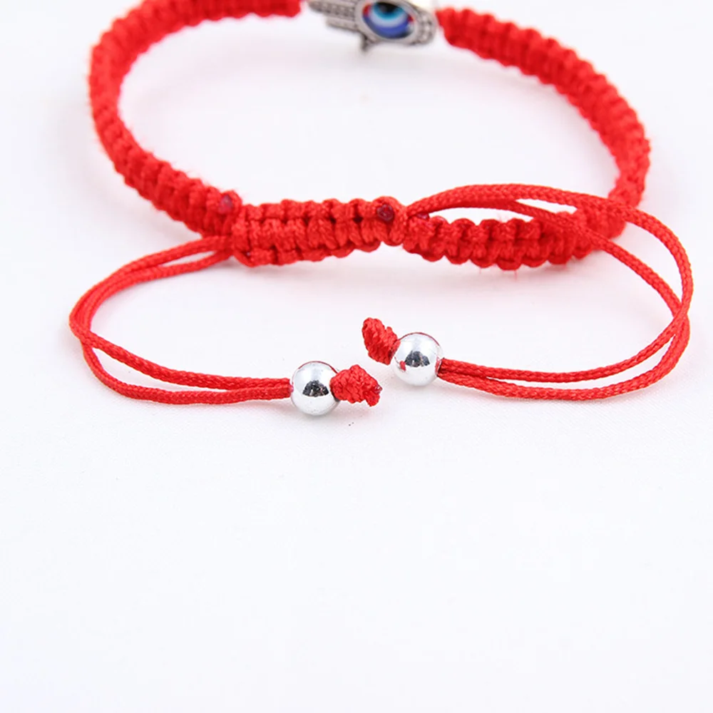1pc Lucky Kabbalah Red String Thread Hamsa Chic Bracelets Blue Turkish Evil Eye Charm Women Handmade Fatima Friendship Jewelry