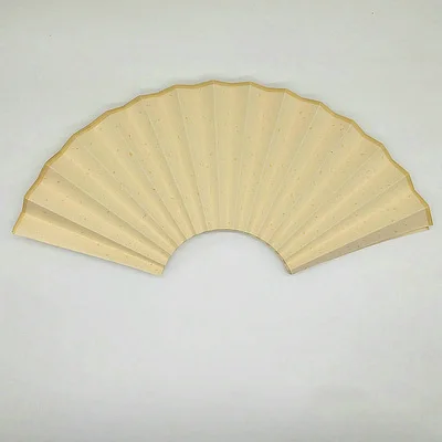 Китайский Винтажный стиль Xuan складной бумажный веер покрытие полуспелой Xuan бумажный веер поверхность для картина с каллиграфией создание - Цвет: A5