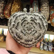 Новинка, модель высокого качества мини-милый красный Apple Цвет формы со стразами роскошные мини леди вечерняя сумочка клатч(88307-i