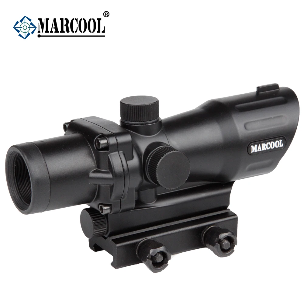 Новая акция! Marcool 1x30 Luneta Para винтовка оптическая голографическая мишень коллиматор Red Dot страйкбол Воздушный пистолет прицел АК